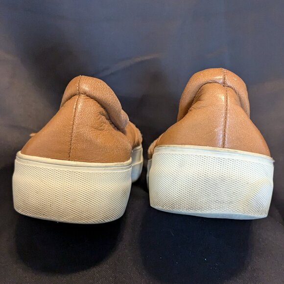 J/Slides Aztec leather platform loafers size 6.5 - Picture 3 of 7